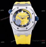 JF Factory V8 1:1 Best Audemars Piguet Diver's Watch Yellow Dial 3120 Movement
